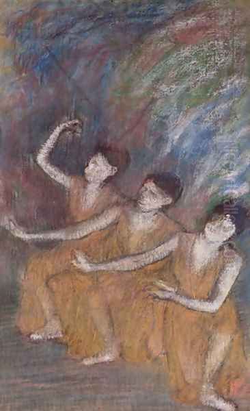 Trois Danseuses Oil Painting by Edgar Degas