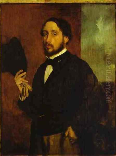 Self Portrait Oil Painting by Edgar Degas