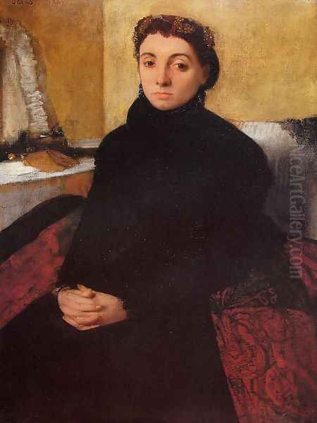 Josephine Gaujean Oil Painting by Edgar Degas