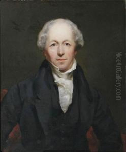 Portrait Of Sir Charles Hardinge Oil Painting by Daniel Macnee