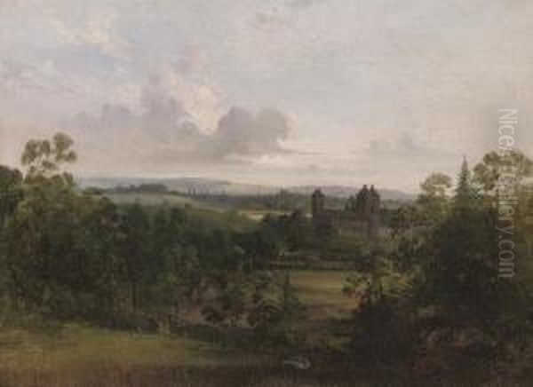 Deane Castle, Kilmarnock Oil Painting by Daniel Macnee