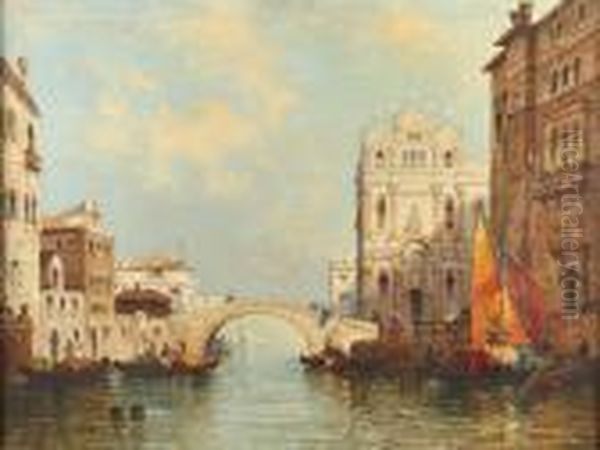 Paisagens De Veneza Oil Painting by William Meadows