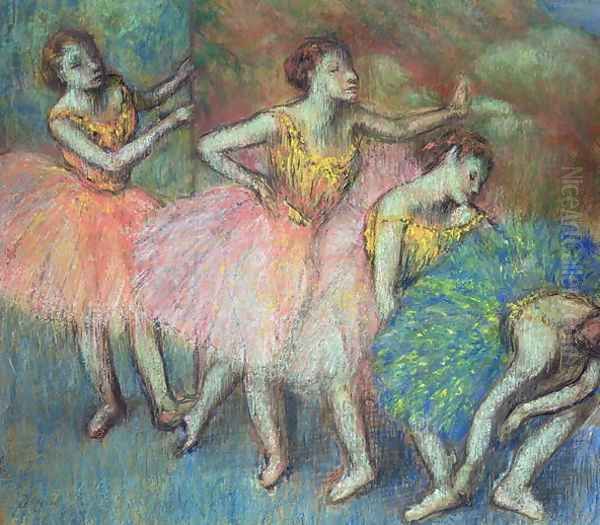 Four Dancers, 1903 Oil Painting by Edgar Degas