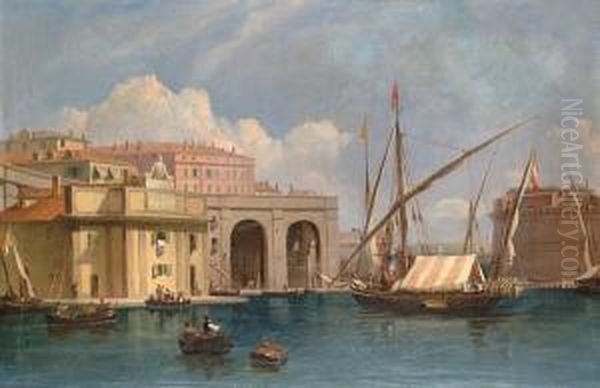 A Venetian Capriccio. Oil Painting by William Meadows