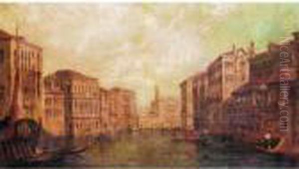 View Of Venice Oil Painting by William Meadows