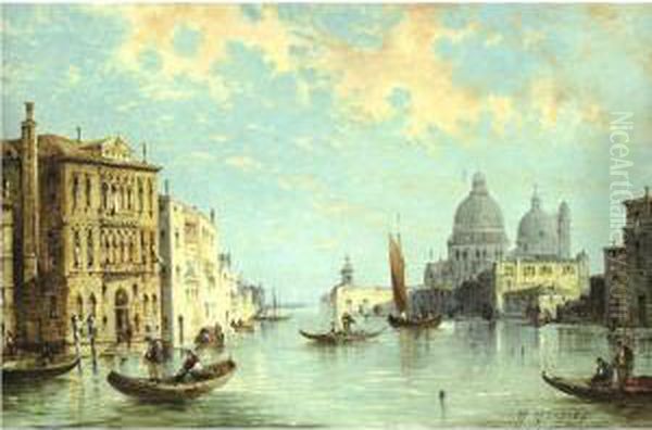 The Grand Canal Oil Painting by William Meadows