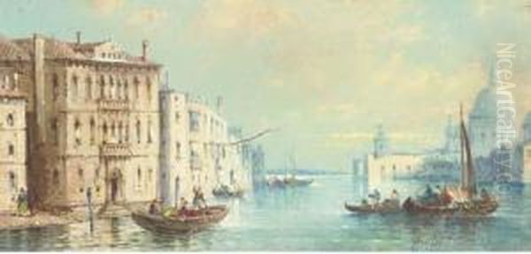 On The Grand Canal, Venice Oil Painting by William Meadows