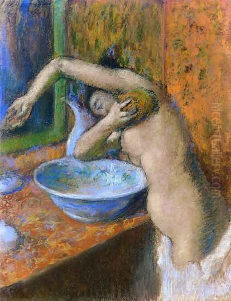 Woman at Her Toilette IV Oil Painting by Edgar Degas