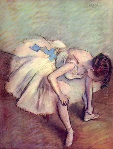 Dancer 5 Oil Painting by Edgar Degas