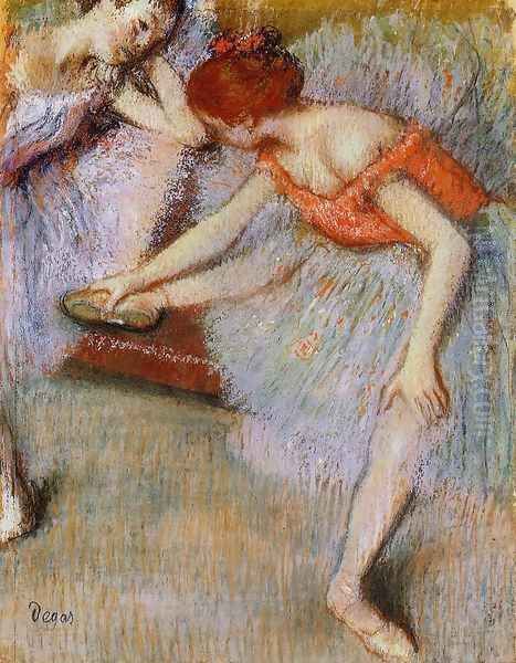 Dancers I Oil Painting by Edgar Degas