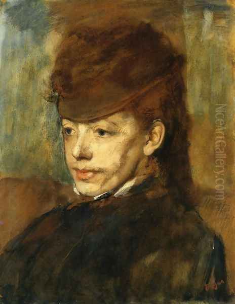 Mademoiselle Malo I Oil Painting by Edgar Degas