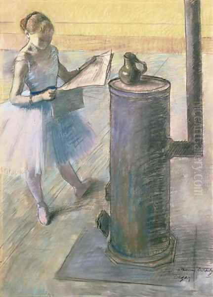 Dancer resting Oil Painting by Edgar Degas