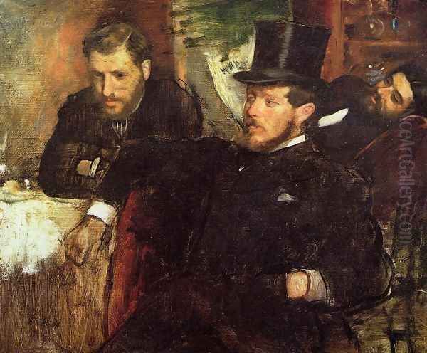 Jeantaud, Linet and Laine, 1871 Oil Painting by Edgar Degas