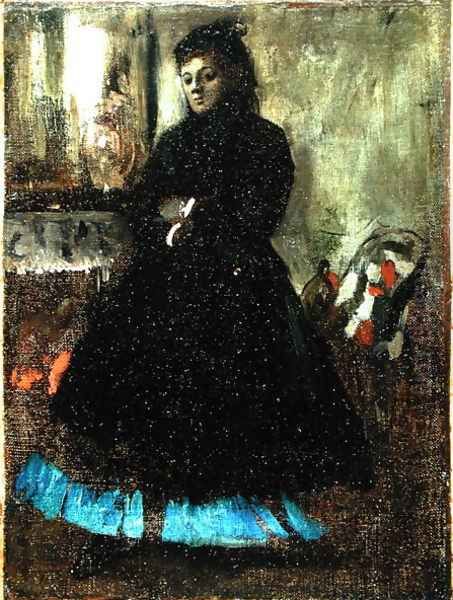 Portrait of Madame Ducros, 1858 Oil Painting by Edgar Degas