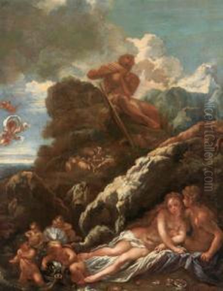 Galatea Oil Painting by Lieven Mehus