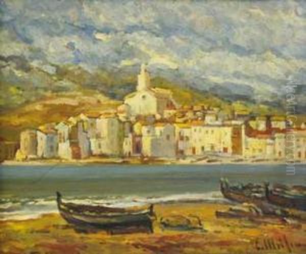 Cadaques Oil Painting by Eliseu Meifren