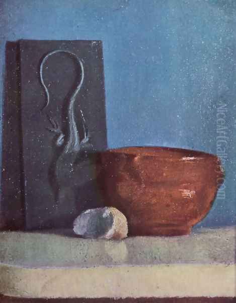 Still life with lizard Oil Painting by Edgar Degas