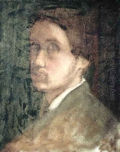 Self Portrait, c.1852 Oil Painting by Edgar Degas