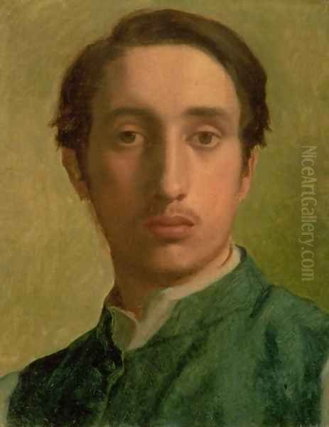 Self Portrait (2) Oil Painting by Edgar Degas