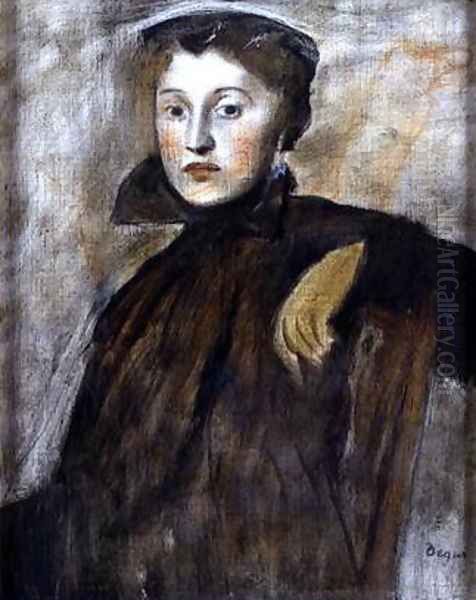 Study for a Portrait of a Lady, 1867 Oil Painting by Edgar Degas