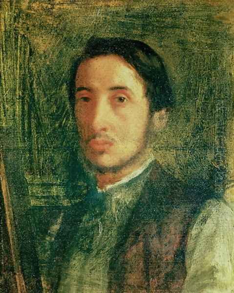 Self Portrait as a Young Man Oil Painting by Edgar Degas