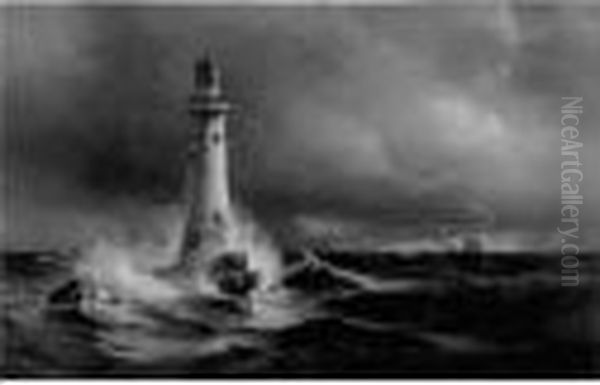 Le Phare Oil Painting by Anton Melbye