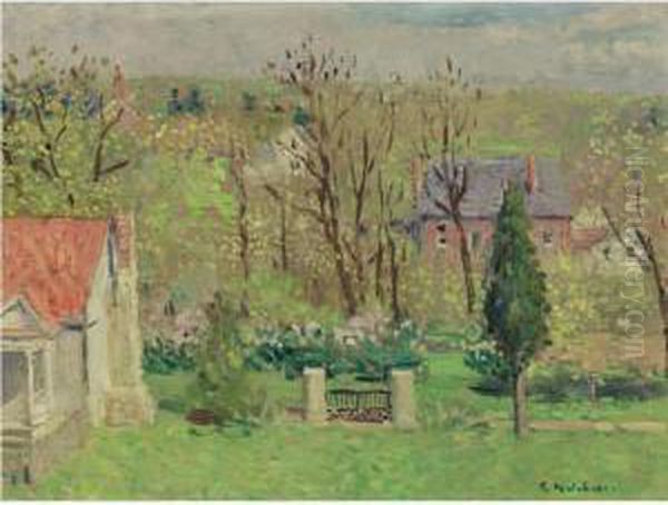 Falmouth In Spring Oil Painting by Gari Julius Melchers