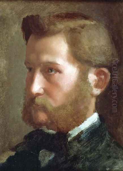 Portrait of Paul Valpincon, c.1868-72 Oil Painting by Edgar Degas