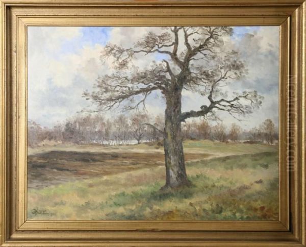 Landskap Oil Painting by Rolf Mellstrom