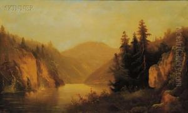 View From The Valley Oil Painting by Andrew Melrose