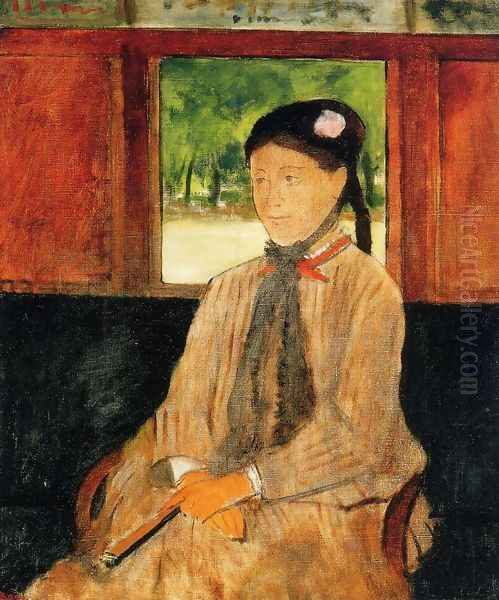 Portrait of a Woman 1 Oil Painting by Edgar Degas