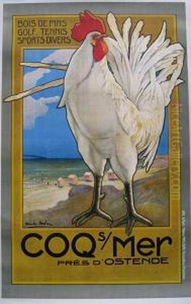 Le Coq Sur Mer. Oil Painting by Marten Melsen