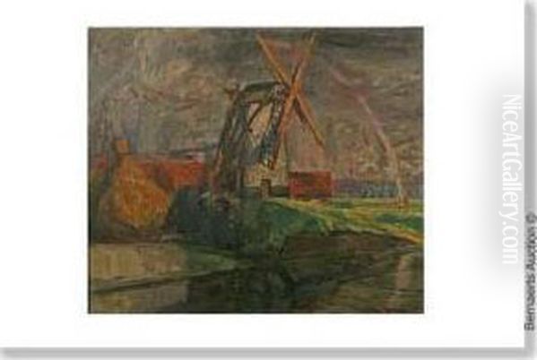 Mill Inlissewege Oil Painting by Marten Melsen