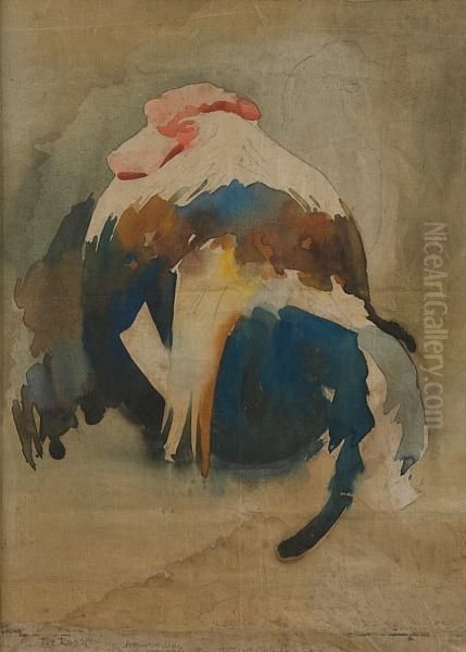 The Rooster Oil Painting by Arthur Melville