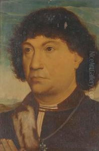 Portrait Of A Man At Prayer Oil Painting by Hans Memling