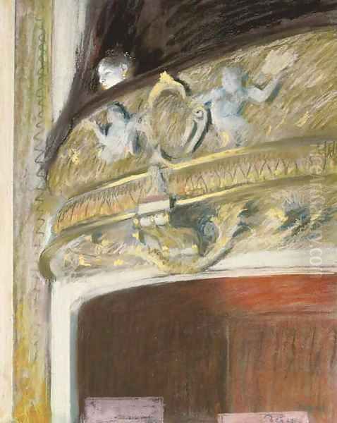 La loge Oil Painting by Edgar Degas