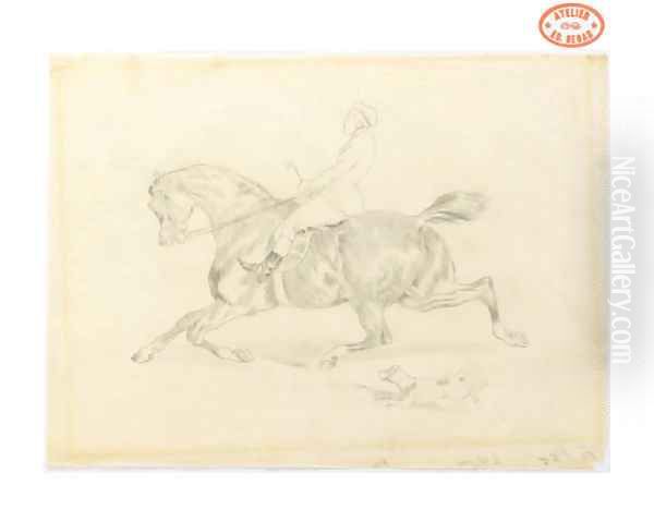 Cavalier 2 Oil Painting by Edgar Degas