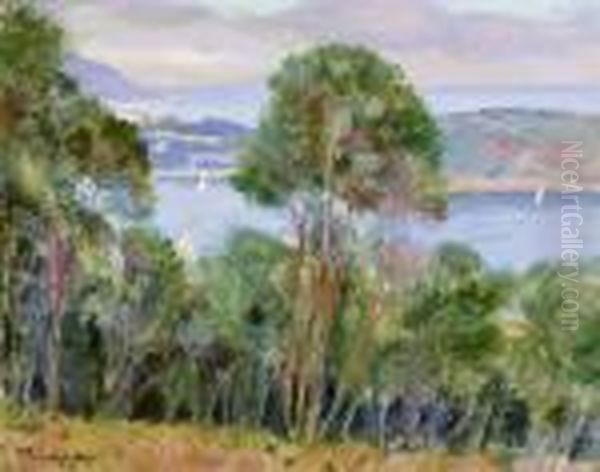 Cote D'azur Oil Painting by Maurice Mendjisky