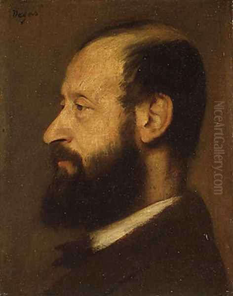 Joseph Henri Alte 1868 Oil Painting by Edgar Degas