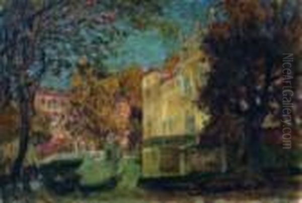 Il Parco Oil Painting by Francesco Mennyey