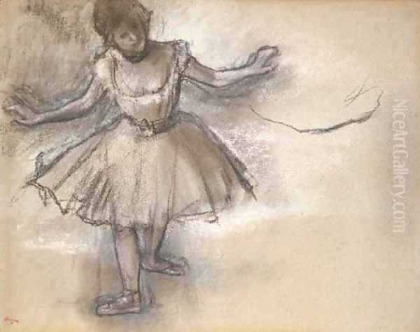 Danseuse 2 Oil Painting by Edgar Degas