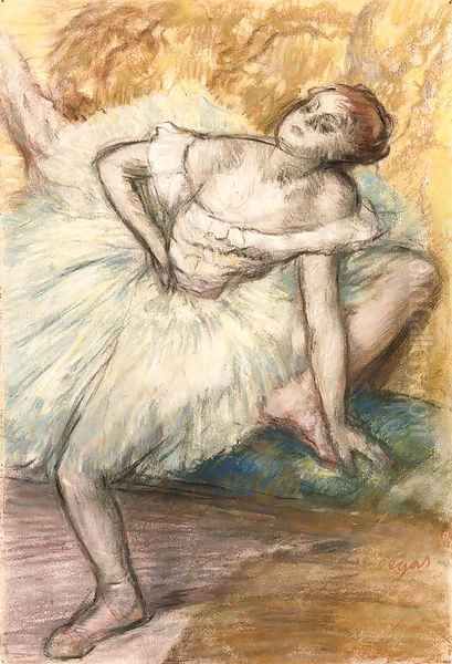 Danseuse 3 Oil Painting by Edgar Degas