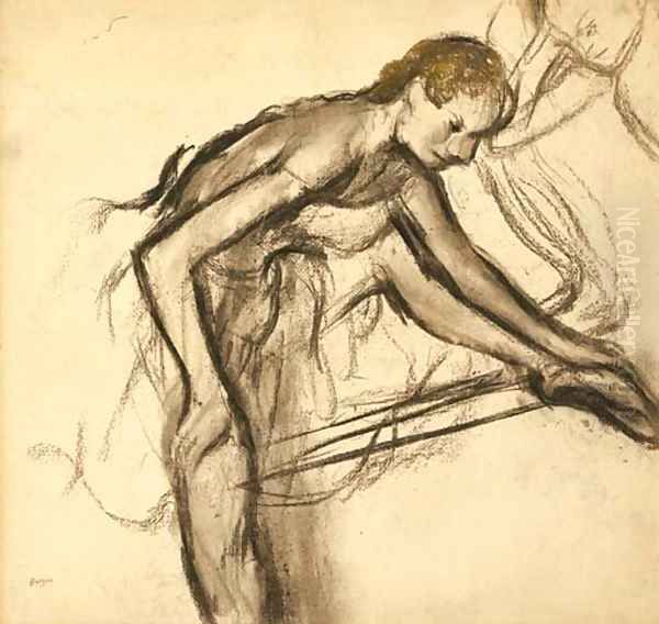 Danseuse au repos 2 Oil Painting by Edgar Degas