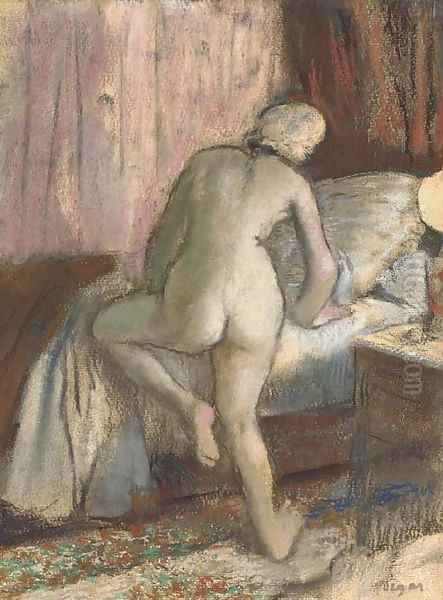 Le coucher Oil Painting by Edgar Degas