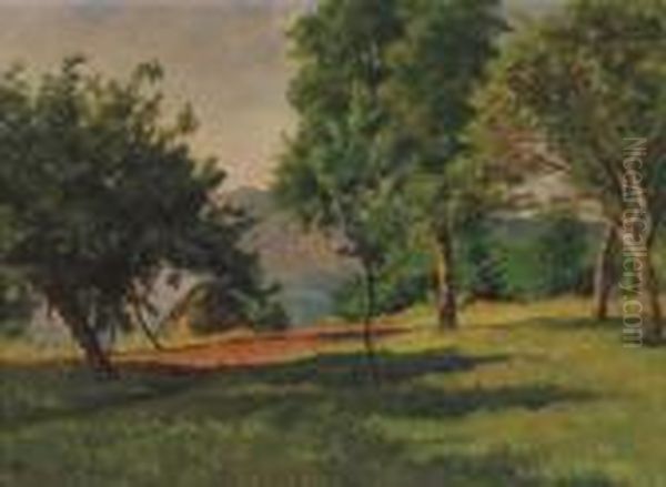 Nel Bosco Oil Painting by Camillo Merlo