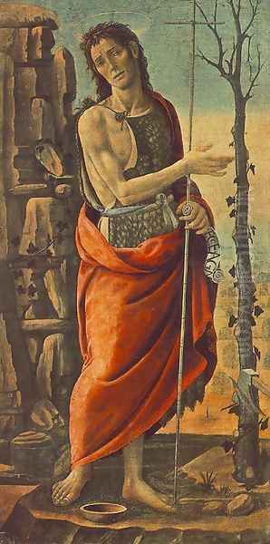 St John The Baptist Oil Painting by Jacopo Del Sellaio