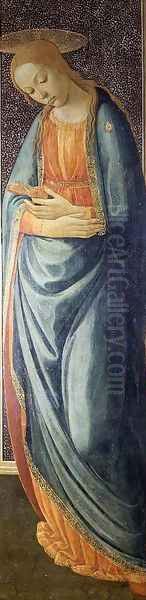 Virgin Mary, 1473 Oil Painting by Jacopo Del Sellaio