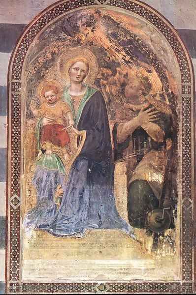 Madonna with the Child 1425 Oil Painting by Gentile Da Fabriano