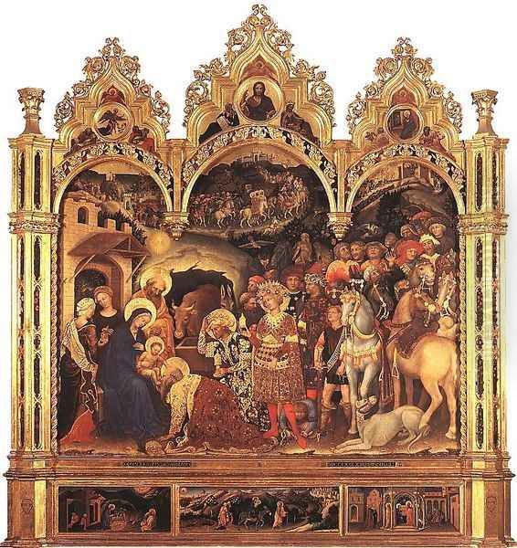 Adoration of the Magi Oil Painting by Gentile Da Fabriano