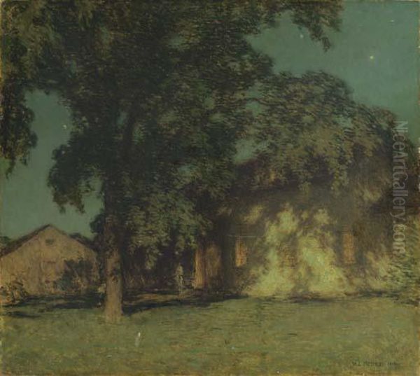 Summer Night (no. 2) Oil Painting by Willard Leroy Metcalf